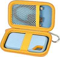 Vista 8 de Funda compatible con SanDisk 1TB 2TB 4TB 500GB 8TB para SanDisk Extreme PRO SSD portátil disco duro externo, soporte organizador de almacenamiento