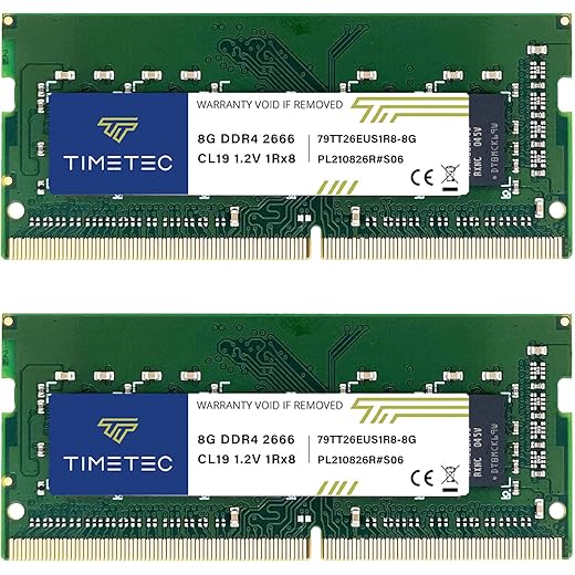 Timetec Hynix IC 64GB KIT(2x32GB) DDR4 3200MHz PC4-25600 Unbuffered ECC UDIMM 1.2V CL22 2Rx8 Dual Rank 260 Pin SODIMM Memory RAM Module Upgrade (64GB KIT(2x32GB))