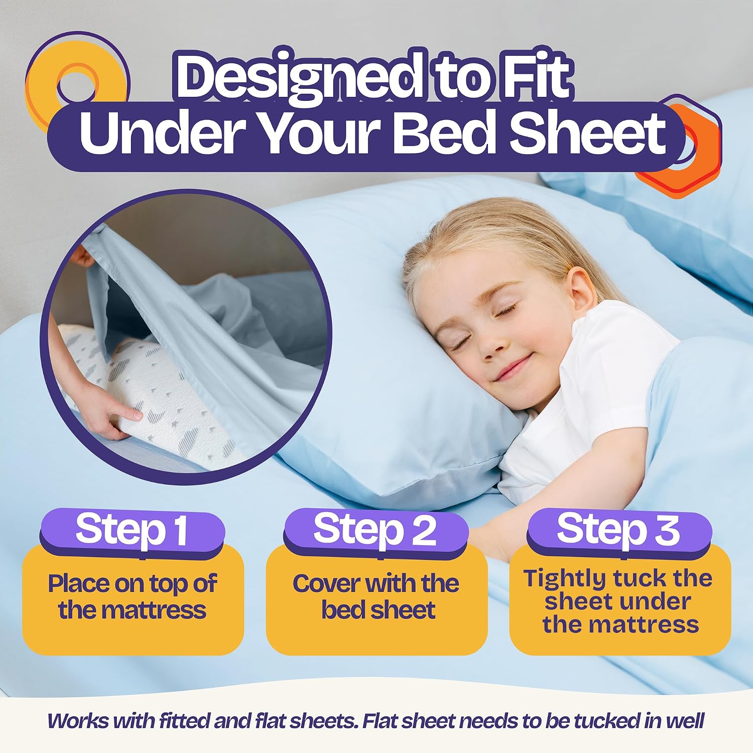  Bed Bumper for Toddlers 52" x 5" – Foam Rail Guard with Non-Slip Stability | Safer & More Secure Convex Design | Fits Twin, Full, Queen & King Mattresses thumbnail