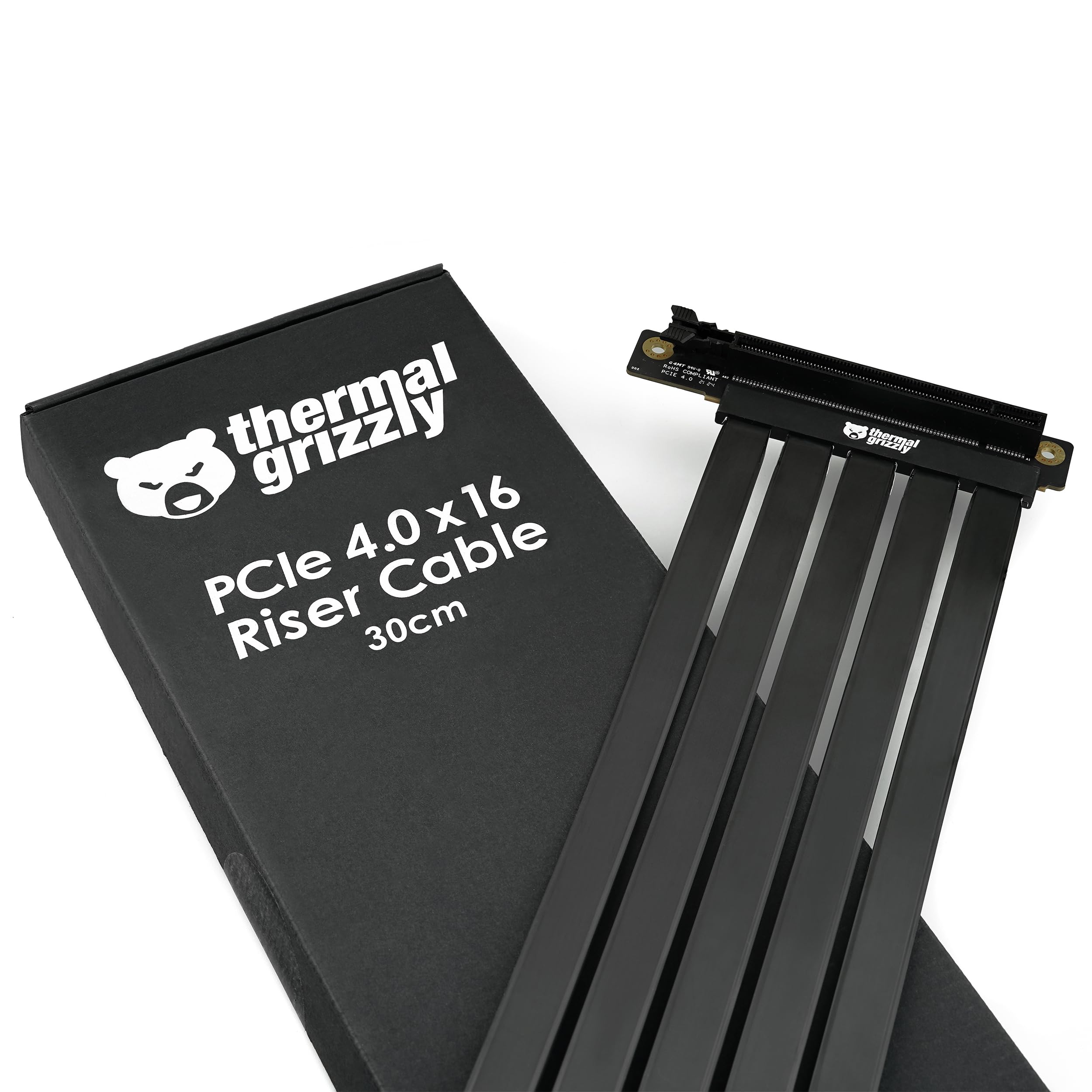 Amazon | Thermal Grizzly PCIe 4.0 ライザーケーブル 長さ30cm