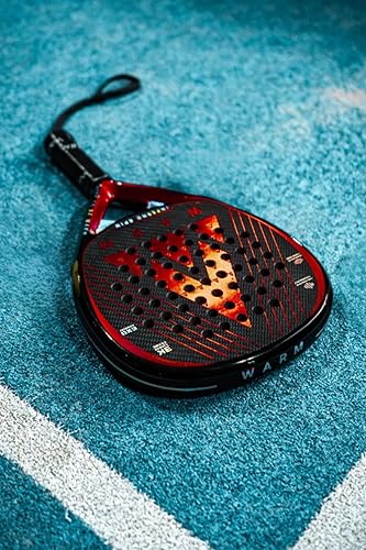 Miniatura 7 de Warm Inferno Spin Teardrop - Raqueta de pádel con cara de fibra de carbono 3K, núcleo de EVA para control y potencia equilibrados, textura de giro