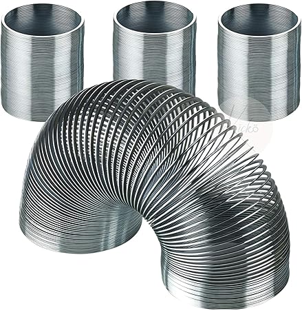 Amazon Co Jp Kicko メタルコイルスプリングウォーキングスプリングおもちゃ 4パック ノベルティ 賞品 パーティーの景品 子供 ティーン 大人用 おもちゃ