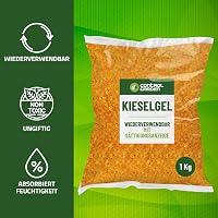 GROWMANIA.ES Szilika gél narancssárga 1 kg | Nedvességabszorbens újrahasználható 2