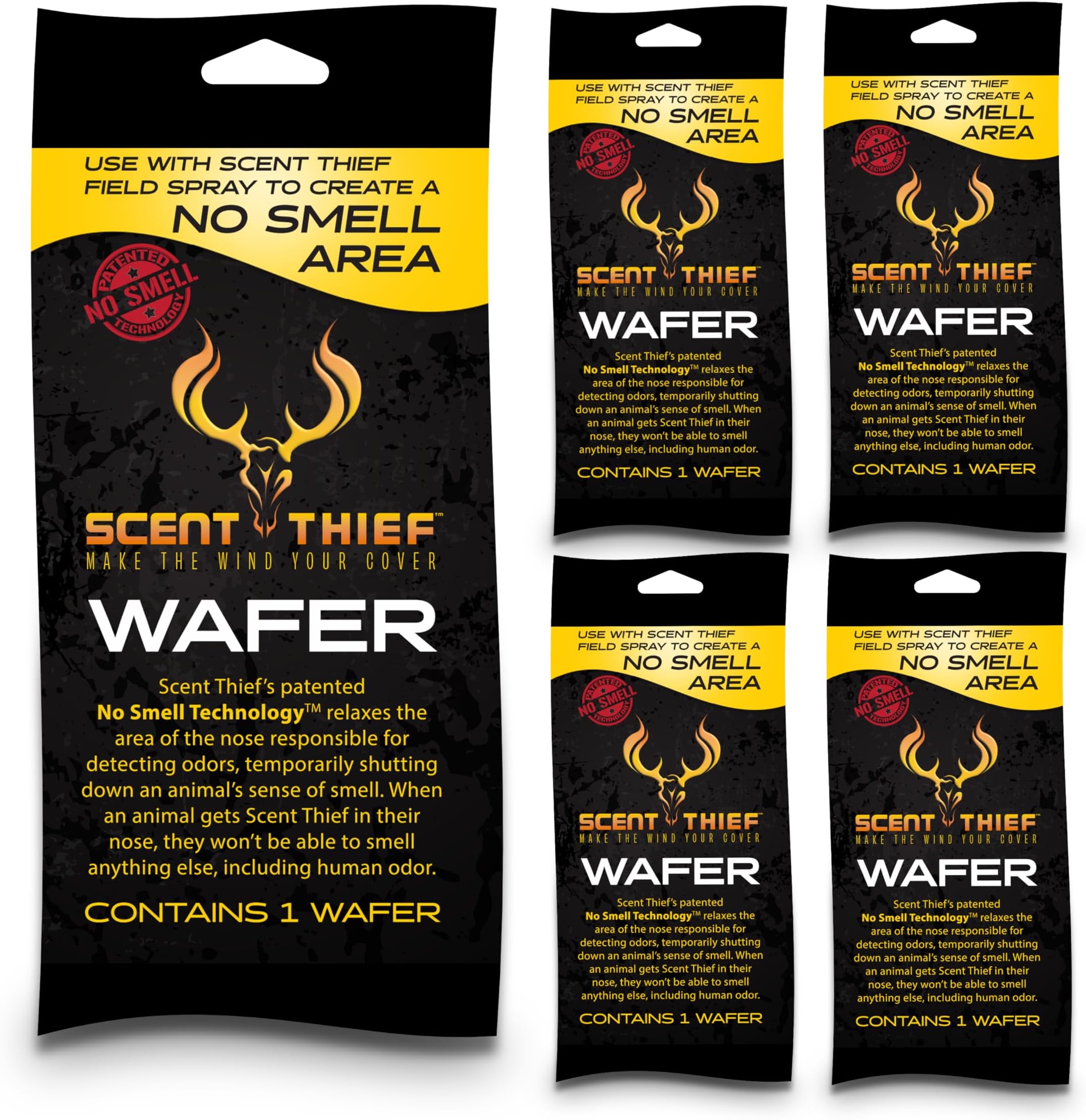 Scent Thief Wafer - Hunting Scent Eliminator That Creates a No Smell Area Around You