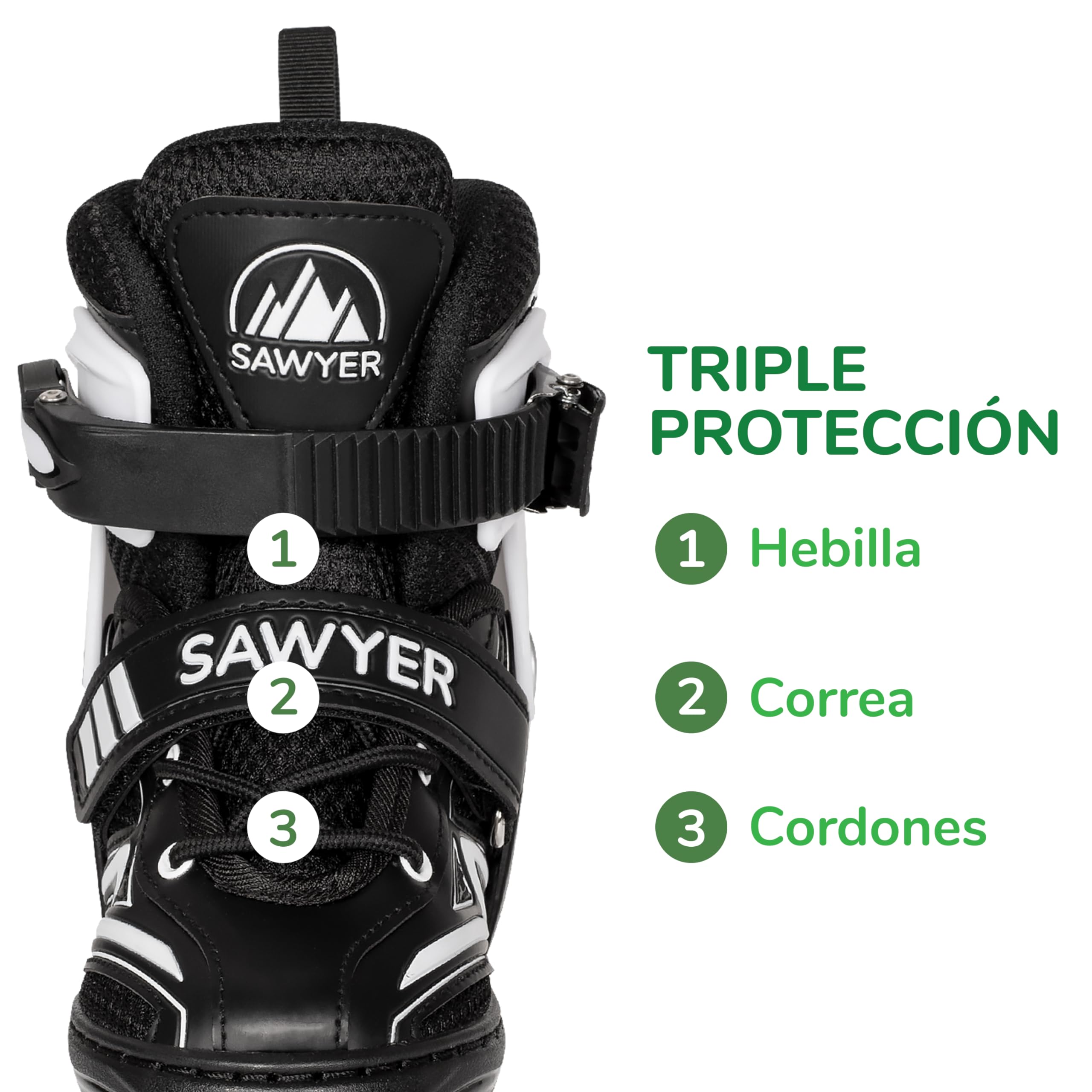 Patines en Línea Ajustables Tallas 27 a 38