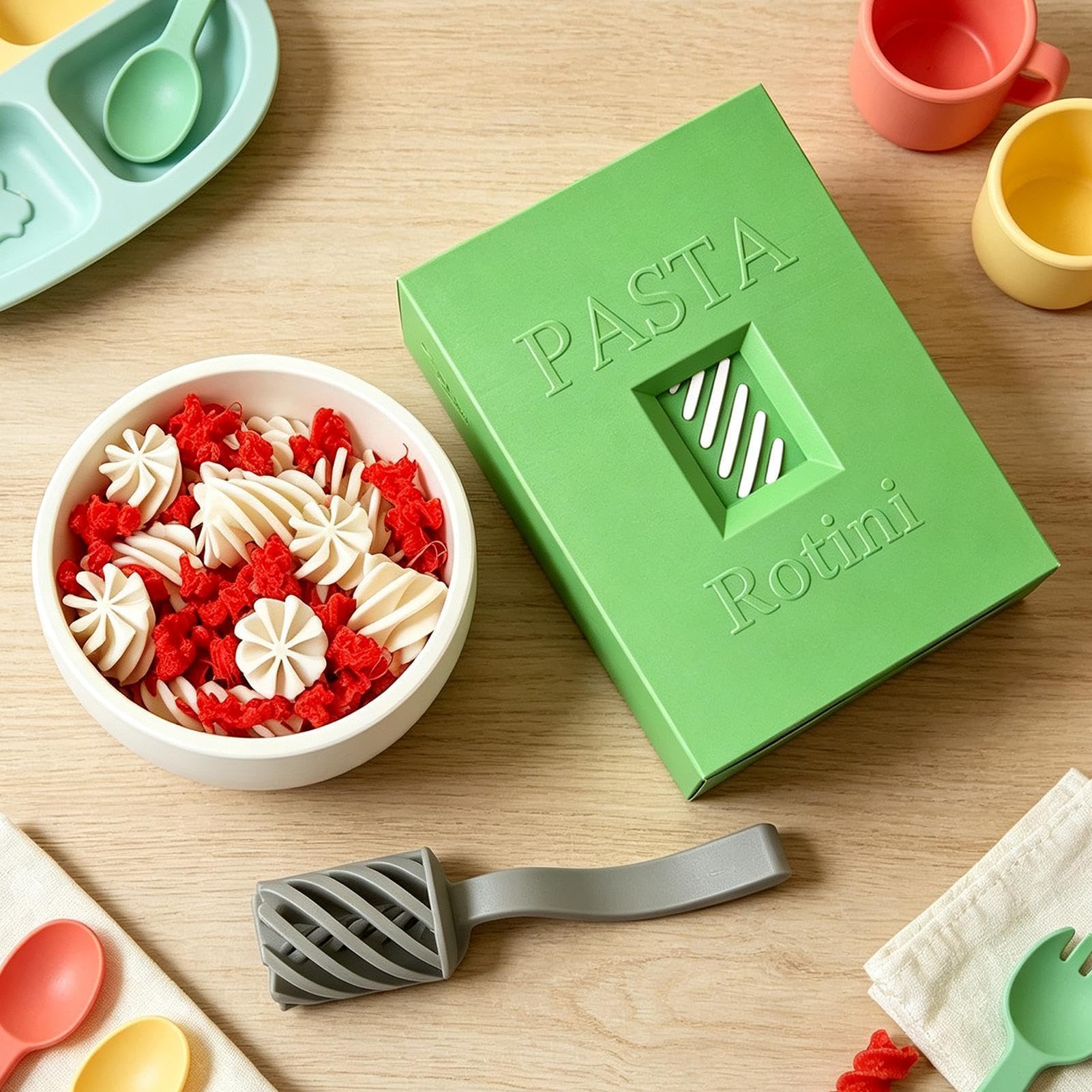 Pasta per Bambini Festa Prescolare Pasta Realistica Imparare Giocattolo