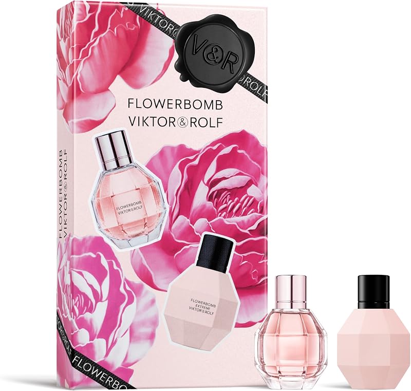 Flowerbomb Eau de Parfum & Flowerbomb Extreme Travel Set ($60 Value) - 0.2 Fl Oz Each