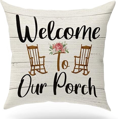 welcome pillow amazon