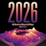 2026 Esri Press Wall Calendar: 16 Months of Beautiful Maps