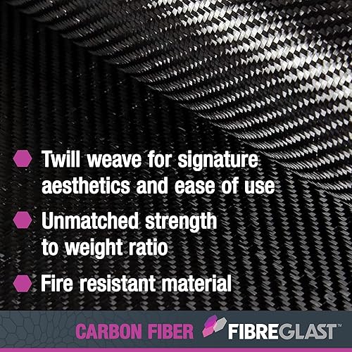 Miniatura 4 de Fibre Glast Kit de reparación de endurecedor epoxi de grafito de carbono todo en 1, para laminación de piezas marinas automotrices, puerta de capó,