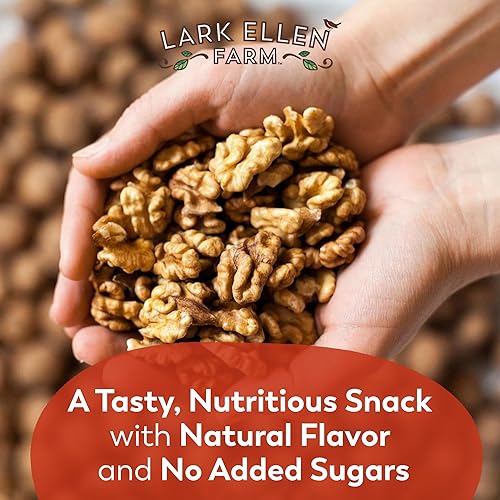 Miniatura 9 de Lark Ellen Farm Nueces sin sal, aperitivo saludable germinado crudo, Keto, certificado USDA orgánico, sin gluten, vegano, nueces enteras
