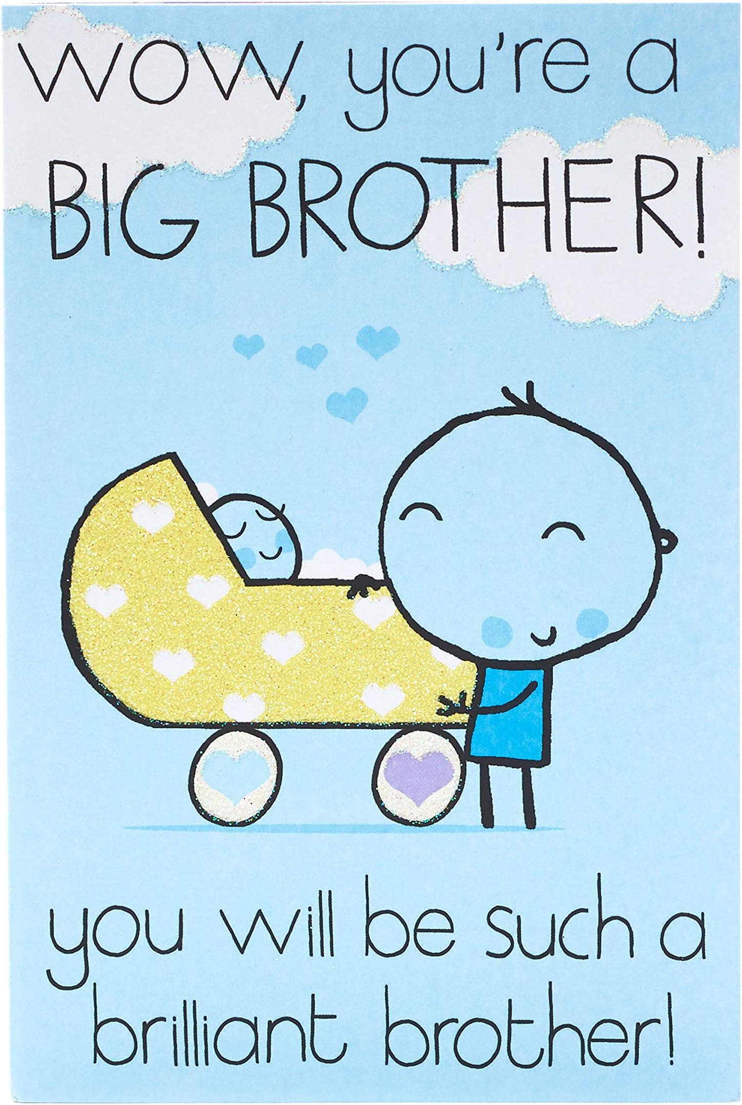 Big Brother Card - Big Brother Card for New Baby - Congratulations Big Brother