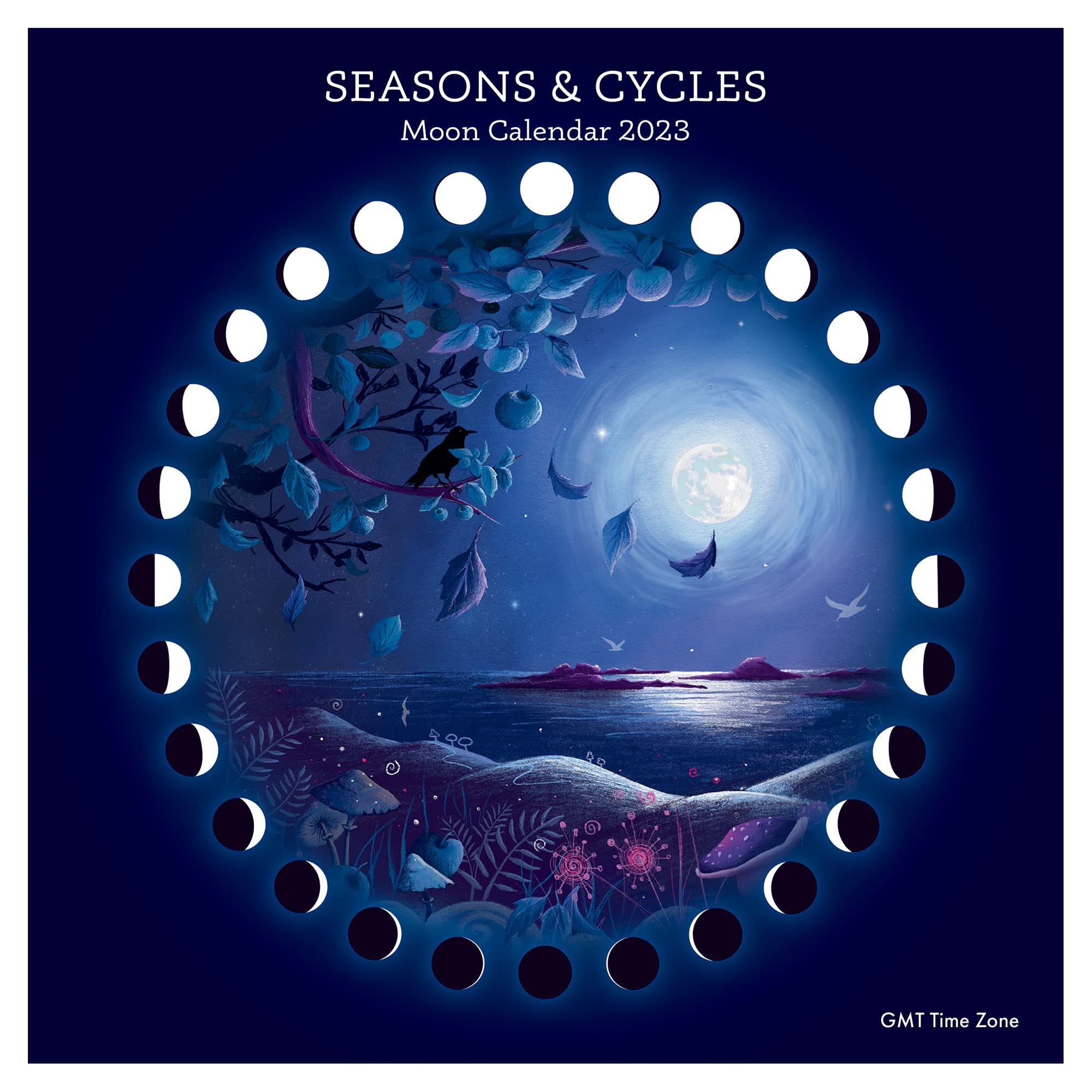 Seasons & Cycles Moon Calendar 2023 UK (25 x 25cm)