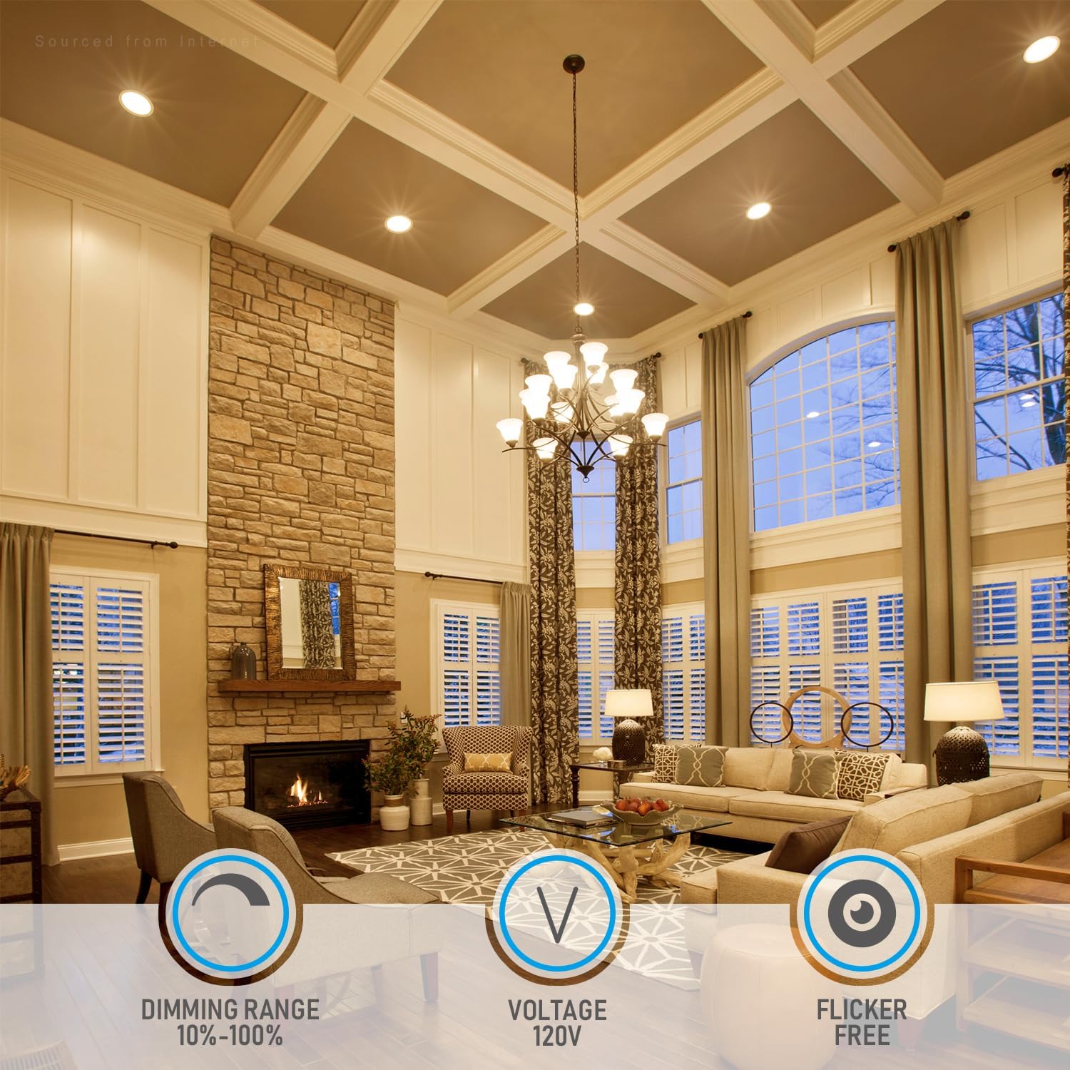 TORCHSTAR E-Lite Series 8 Inch Slim Recessed Lighting with J-Box, 18W Ultra-Thin LED Recessed Light, Dimmable Canless Downlight, ETL&ES Listed, CRI90, 2700K Soft White, Satin Nickel, Pack of 6