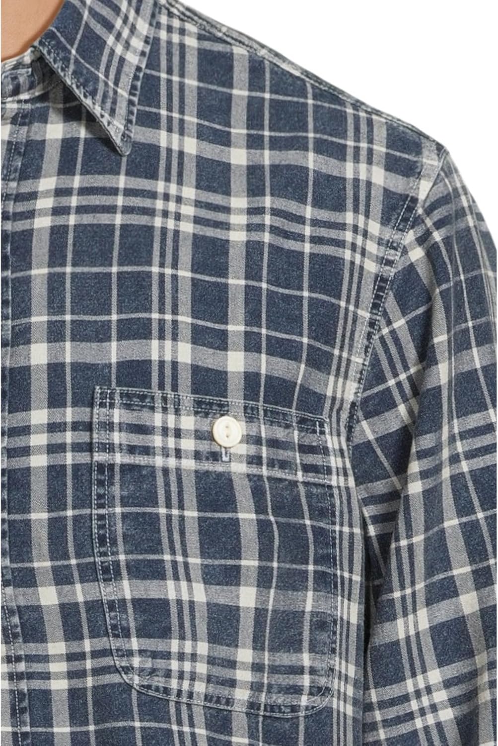 Faherty Men's The Tried and True Chambray Workshirt - Image 4