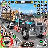 Und viele weitere im Spiel Bergauf Holztransport Holzfracht-LKW Fahren 3D-Spiele 2023 - Offroad Downhill Mountain Logging Truck Car Parking Simulator 2023