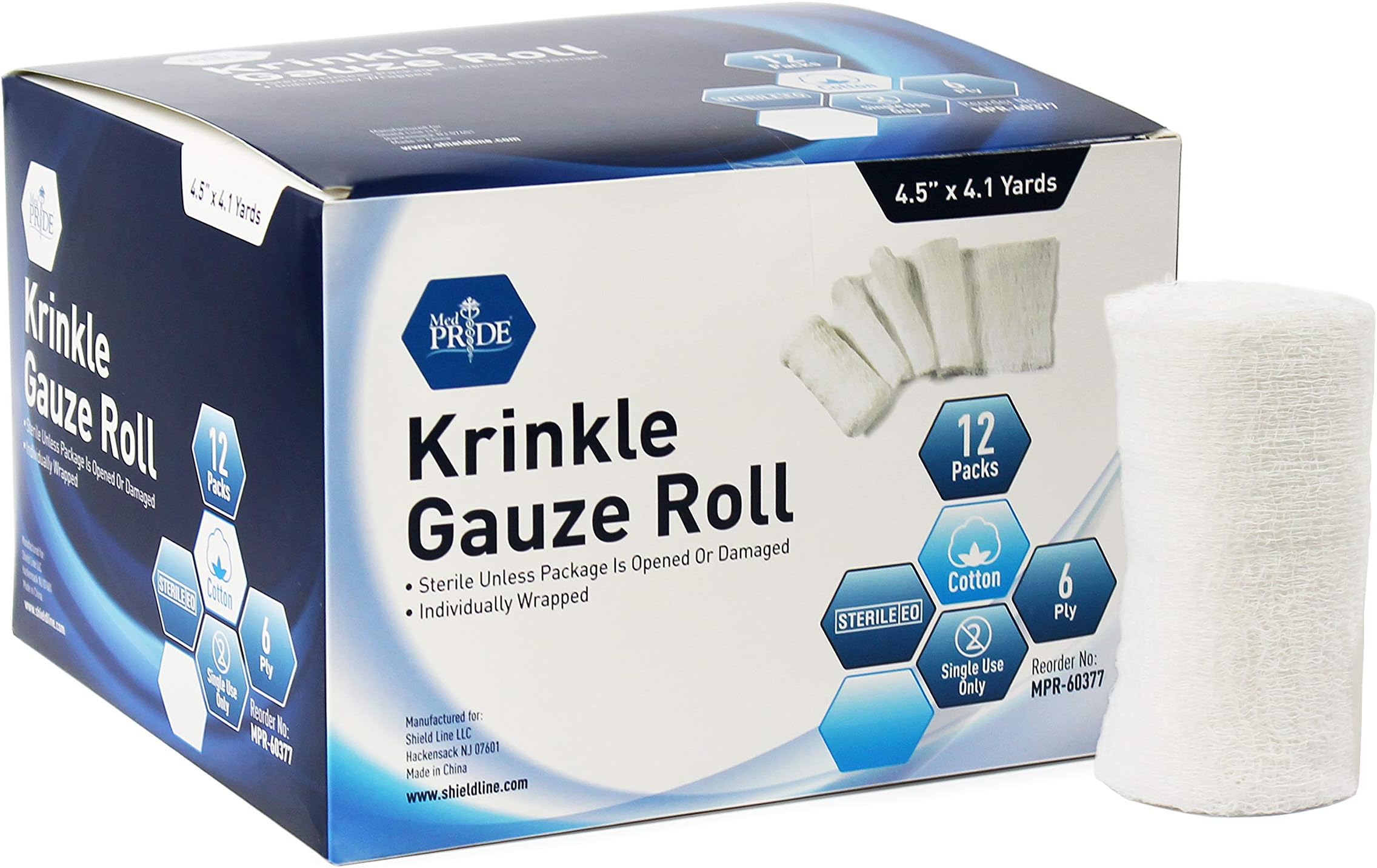 Kendall Kerlix Gauze Bandage Rolls (2.25" x 3.0 yds.) (Case