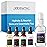 YEOUTH Skin Care Set: Hyaluronic Acid Serum for Face, Vitamin C Serum, Facial Toner, Under Eye Gel, Face Cream, Skin Care Kit for Women & Men 5-Piece