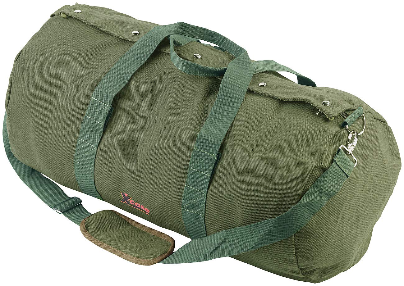 Xcase Bolsas de viaje - bolsa viaje lona XXL: Bolsa de viaje de lona XL con bandolera acolchada, 70 litros (deportiva, xxl, 60)