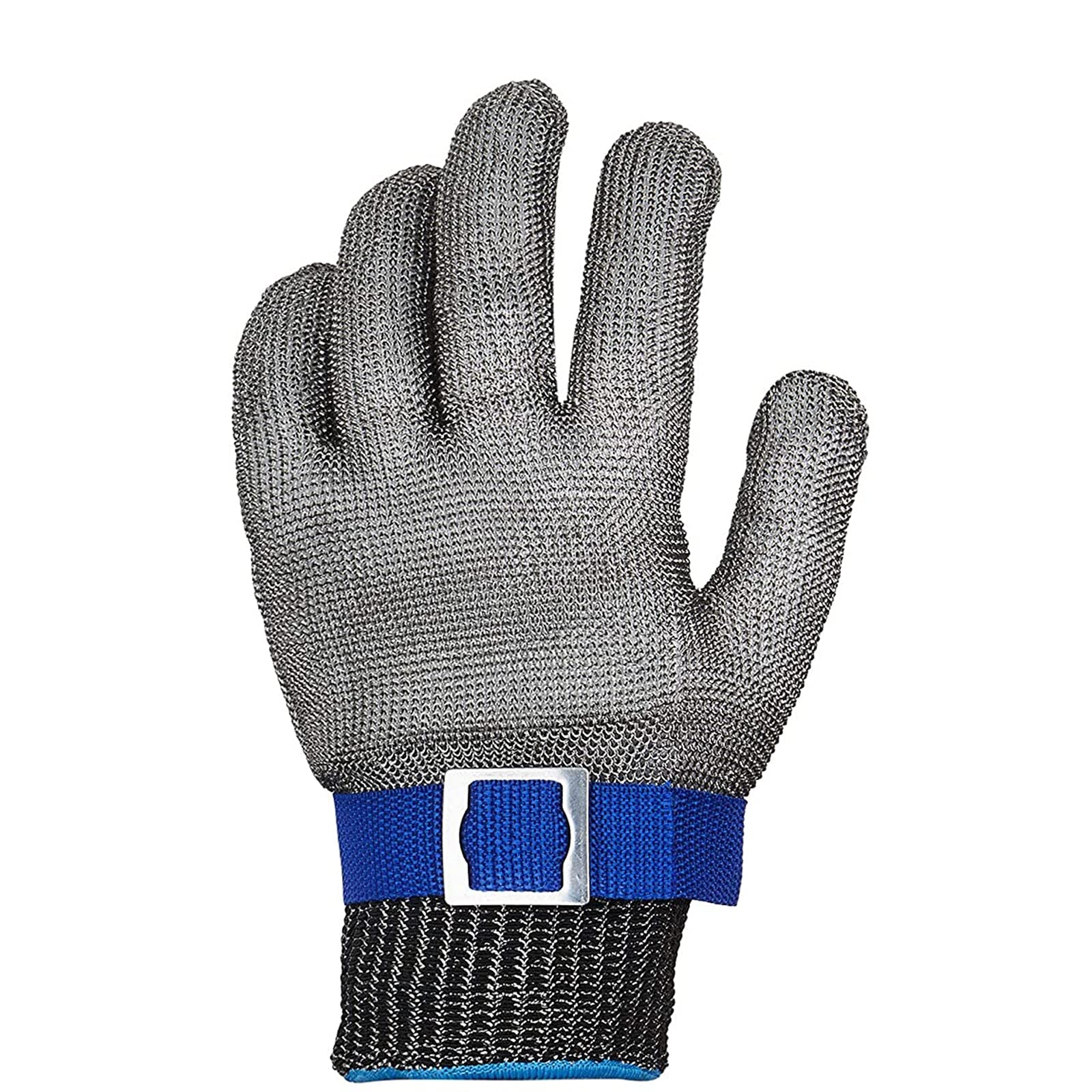 WXYZ Guantes Resistentes al Corte de Acero Inoxidable de Metal, Guantes de Trabajo de Seguridad de protección de Grado 5, Cocina de Carnicero, ostras (Size : 6pcs/XL)