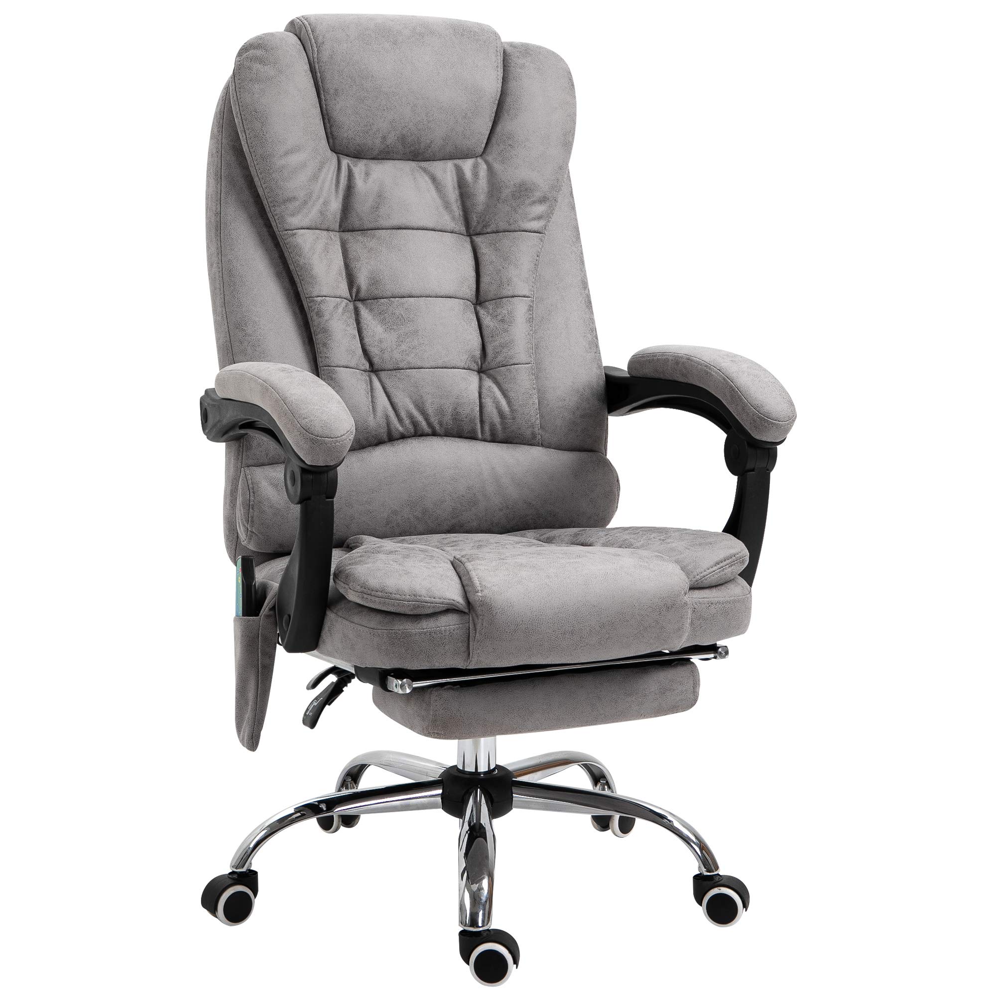 Vinsetto Heated 6 Points Vibration Massage Executive Office Chair Adjustable Swivel Ergonomic