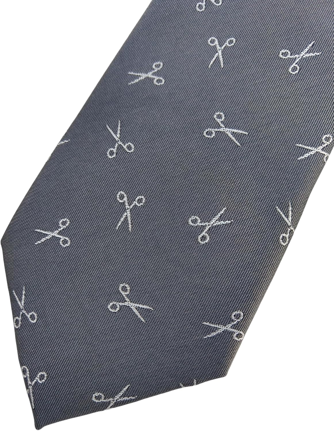 HOMIEBUDS Barber Necktie - Barber Tie - Scissors Necktie - Fashion Designer tie- Hairstylist Necktie - Men's Hairstylist Gift - Men's Barber gift - Men's Barbering Gift - Hairstylist gift for Men
