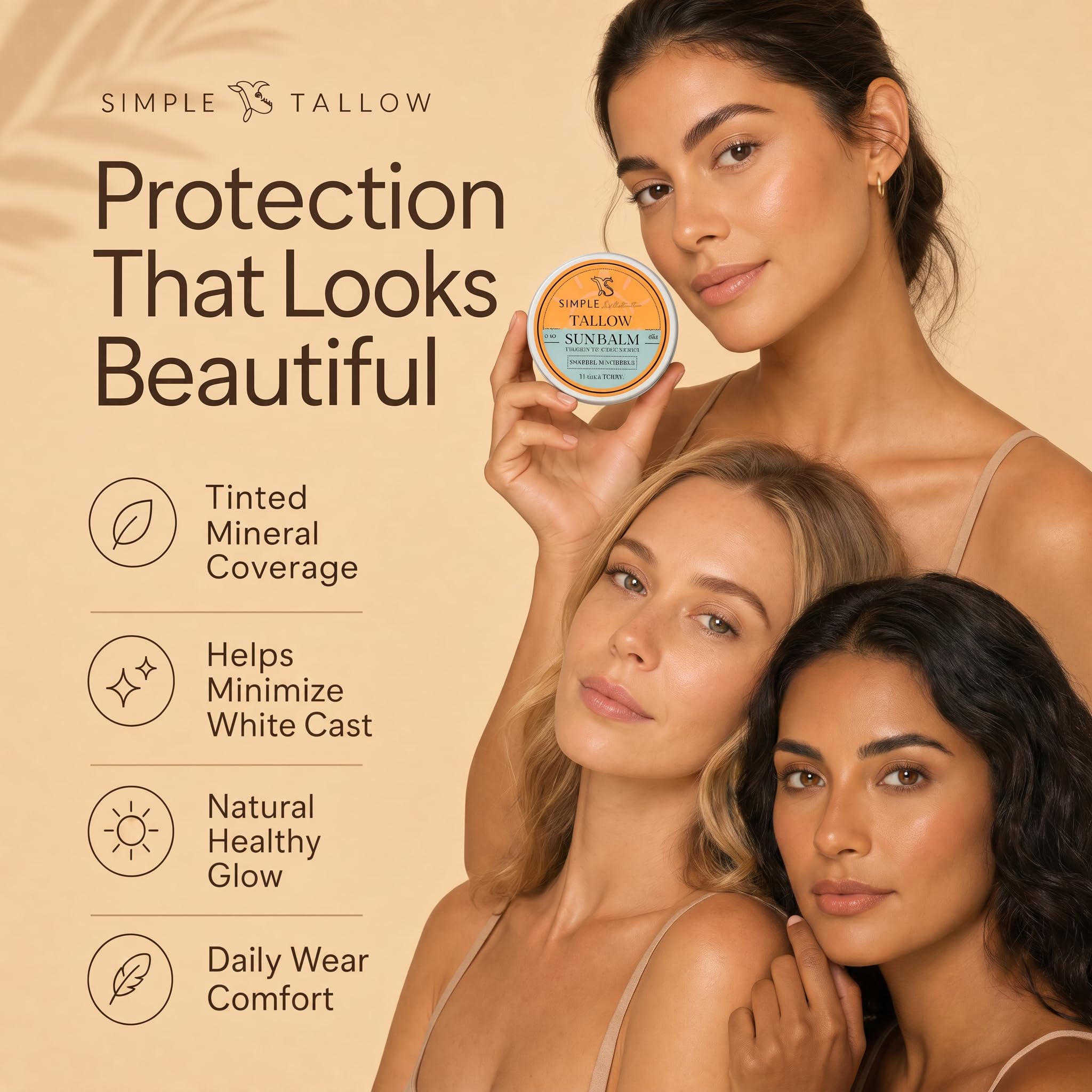 Tallow Sun Balm Mineral Sunscreen SPF 30