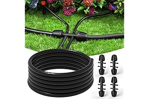Bonviee 1/2" Drip Irrigation Tubing: 50FT Irrigation Hose for Gardens