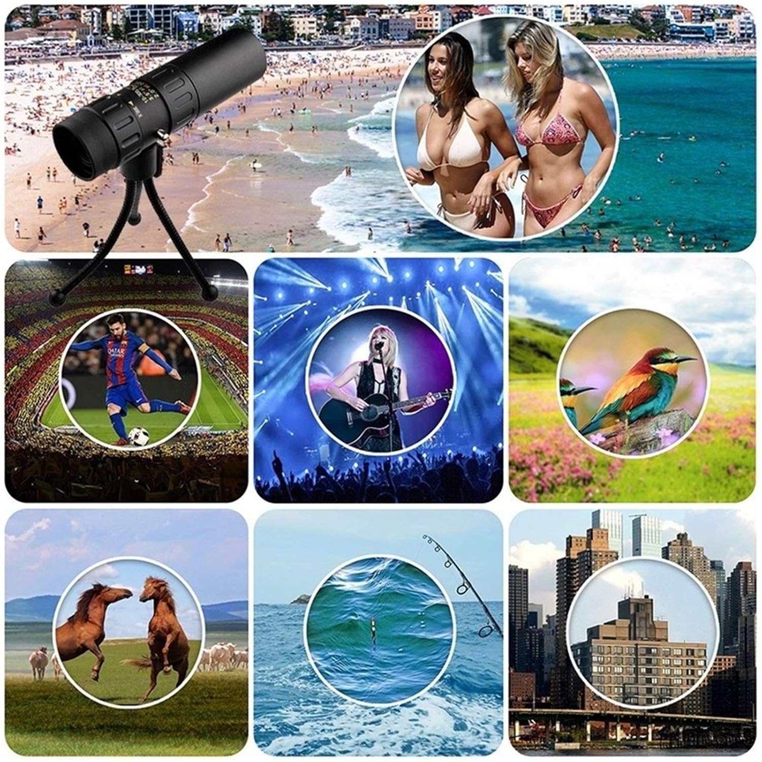 12X284 High Definition Low Light Night Vision Monocular Telescope