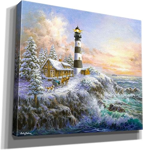 Miniatura 2 de Epic Graffiti 'Winter Majesty' por Nicky Boehme, lienzo decorativo para pared, 30 x 26 pulgadas