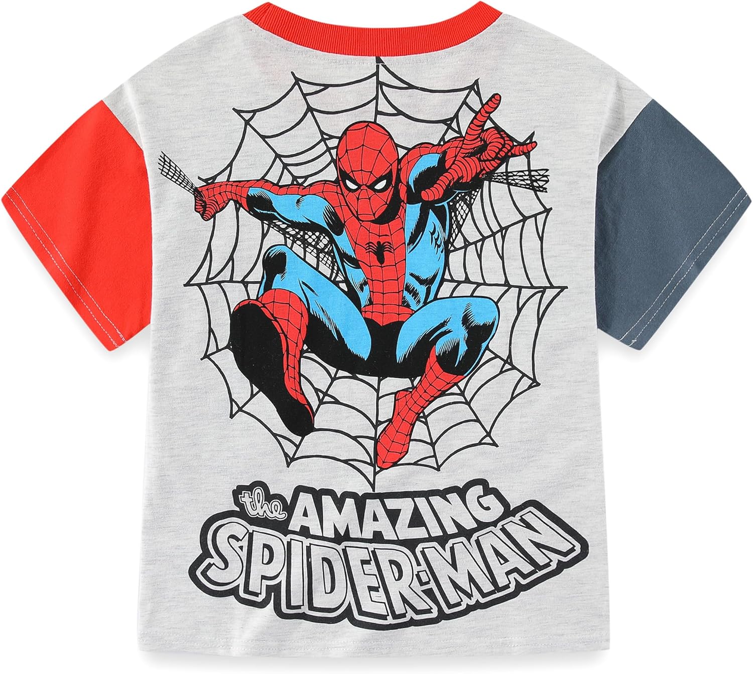 Marvel Spider-Man Boys Short Sleeve T-Shirt and Shorts Set for Big Kids - Image 3