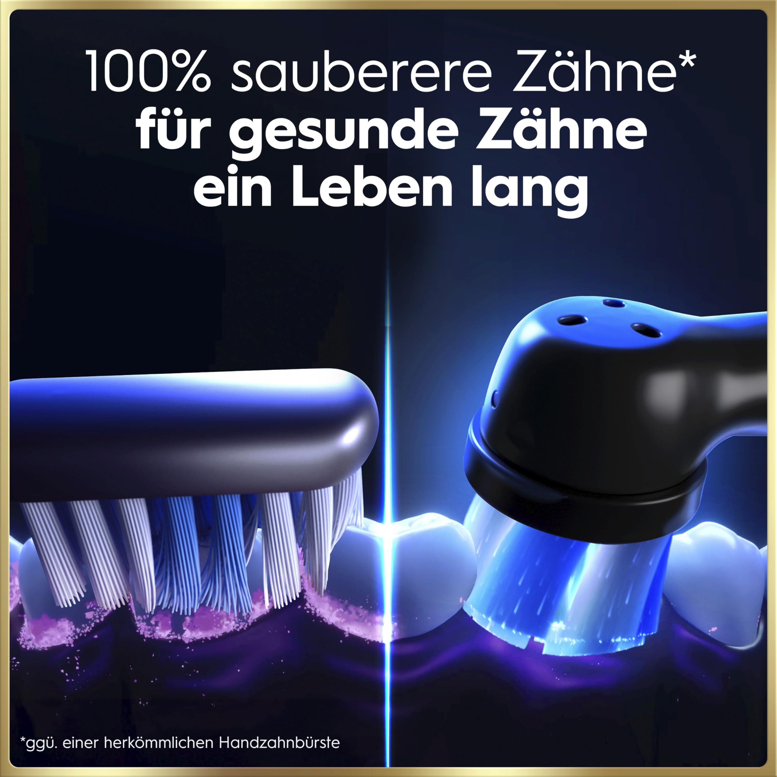Oral-B iO Series 9 Elektrische Zahnbürste, Blau | Inkl. 3 Aufsteckbürsten, Lade-Reise-Etui, CHIP Testsieger (11/25), Electric Toothbrush mit 7 Modi für Zahnpflege