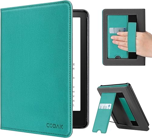 Miniatura 36 de CoBak Funda con soporte para Kindle Paperwhite 12.ª generación 2024 (7") y Kindle Colorsoft Signature Edition - Funda de piel sintética duradera con