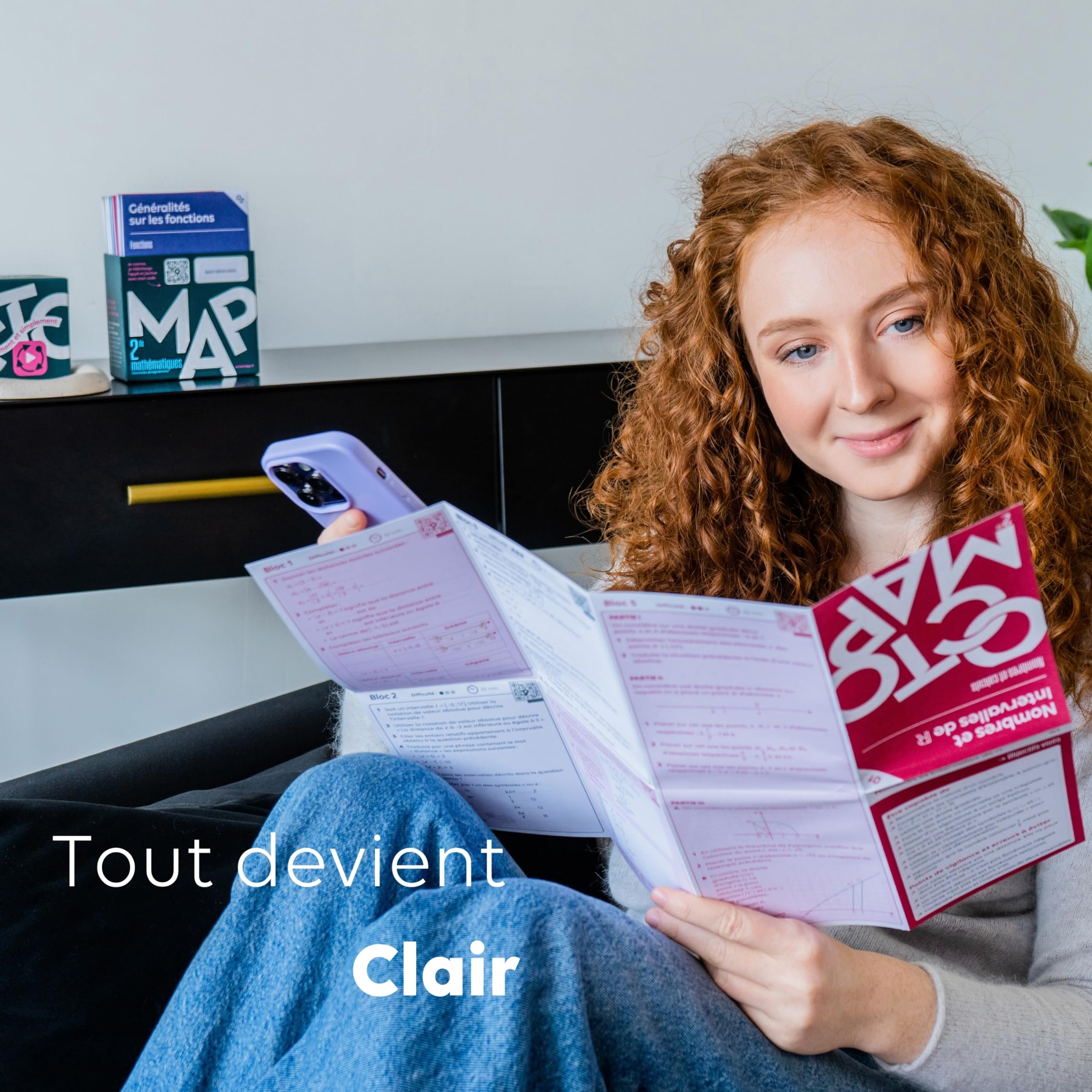 OCTOMAP Maths Seconde Générale – Tout le programme de 2de en cartes mentales augmentées: Leçons claires, exercices par niveau, 250 vidéos, appli mobile. Clarté, confiance, autonomie