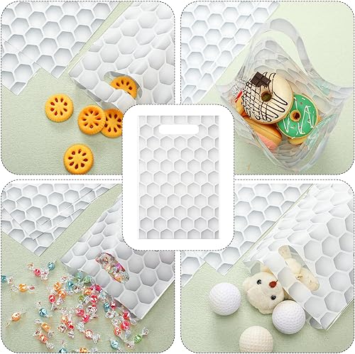 Miniatura 10 de 7.9 x 11.8 pulgadas, 50 bolsas de golosinas de fútbol, bolsas de plástico para regalos de fiesta, bolsa de fútbol, bolsa de regalo con temática de