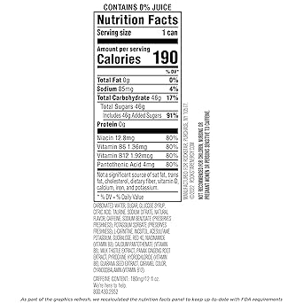 Rockstar Energy Drink,Fruit Punched,12oz Sleek Cans,(Pack of 16)