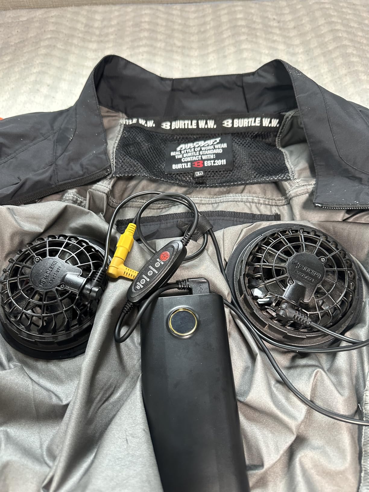 Amazon.co.jp: 空調作業服 ケーブル バートル BURTLE AC270 AC271 AC240 AC241 AC220 ...