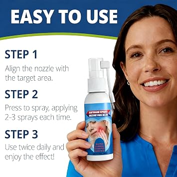 Adult Toothache Relief Spray - Soothes Gum Fast, Mint & Chamomile Formula for Relieving Inflammation of Wisdom Teeth, Swollen Gums and Other Types of Oral Problems (2 PC)