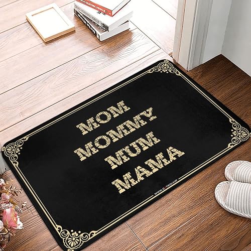 BRUB Checkered Outdoor Patio Rug Mom Mommy Mum Mama -