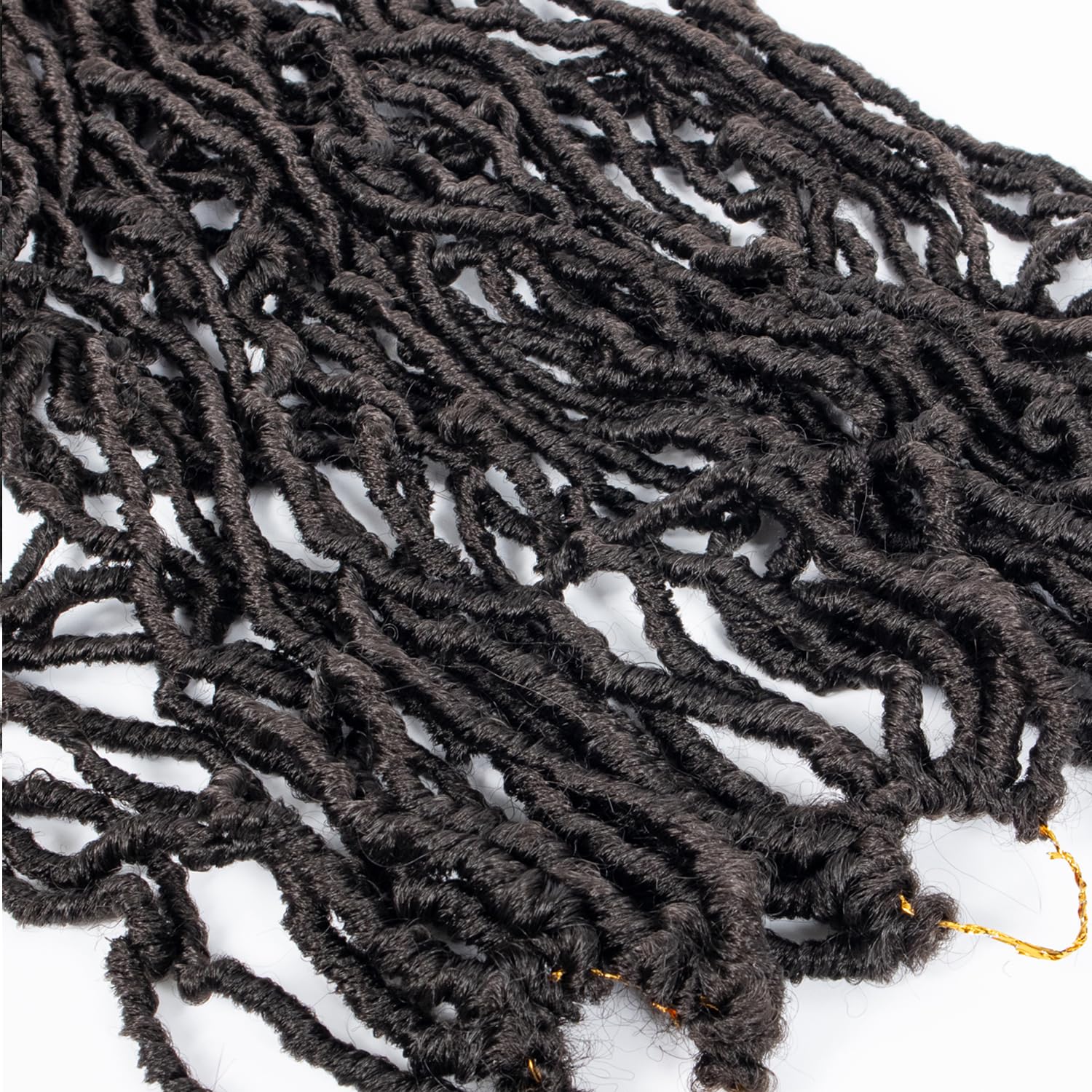 36 Inch Faux Locs Crochet Hair 6Pscks New Soft Locs Crochet Hair Pre Looped Long Synthetic Goddess Locs Crochet Braiding Hair Extension for Black Women (4# - Image 4