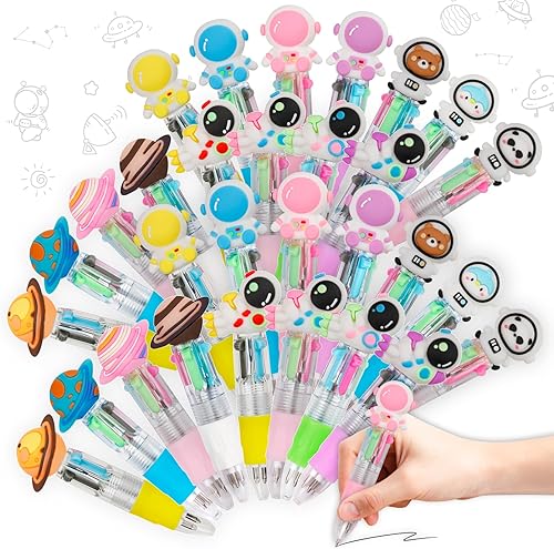 Miniatura 37 de CZWZ 8 piezas de bolígrafos de cuentas navideños, bolígrafos de plástico con cuentas y cuentas de silicona multicolor, bolígrafos navideños con