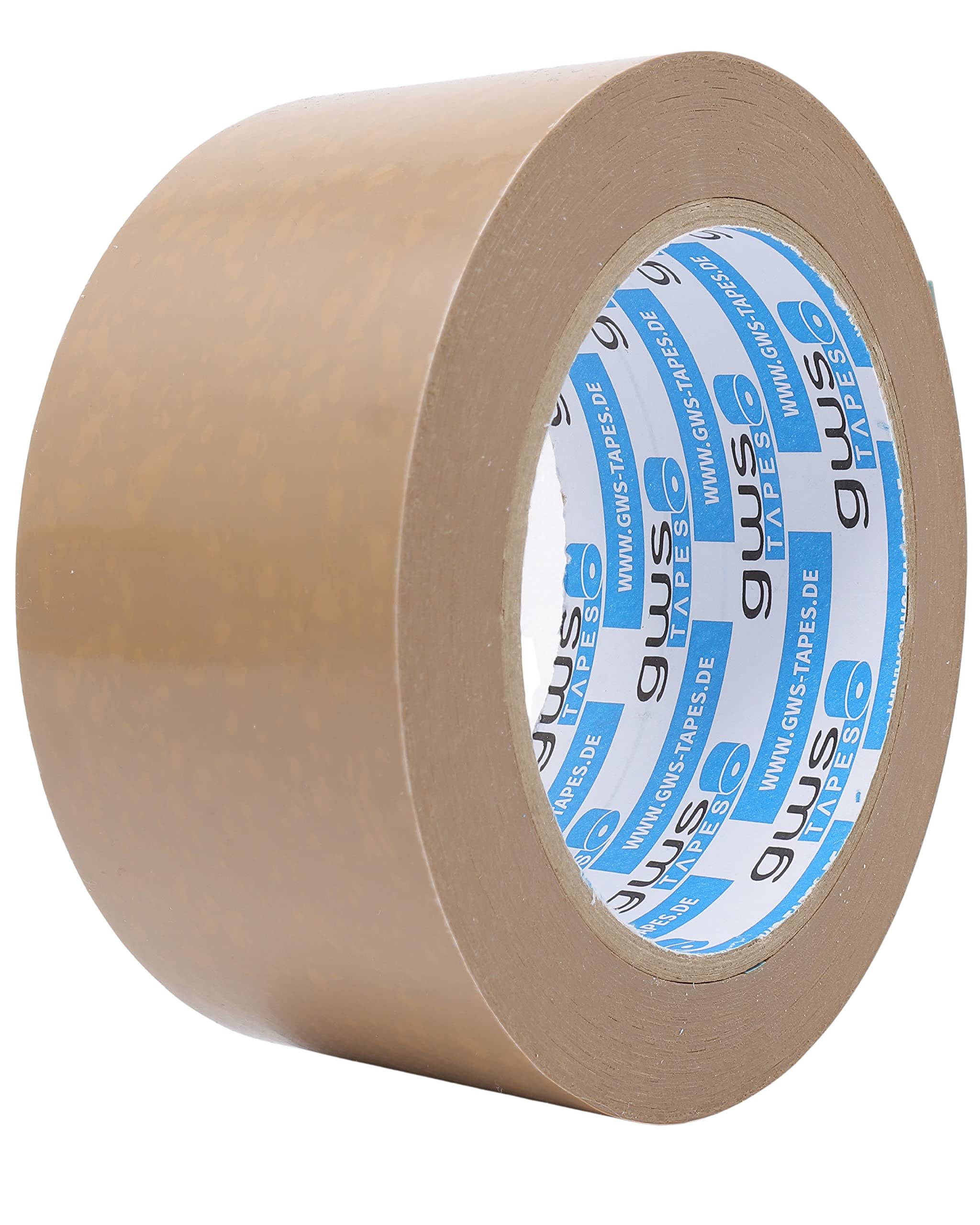 gws 36 Rollen Premium PVC Paket-Klebeband, kräftiges Verpackungsband für sehr schwere Pakete, leicht & leise abrollend, Dicke: 65 μm, braun, 66 m x 50 mm