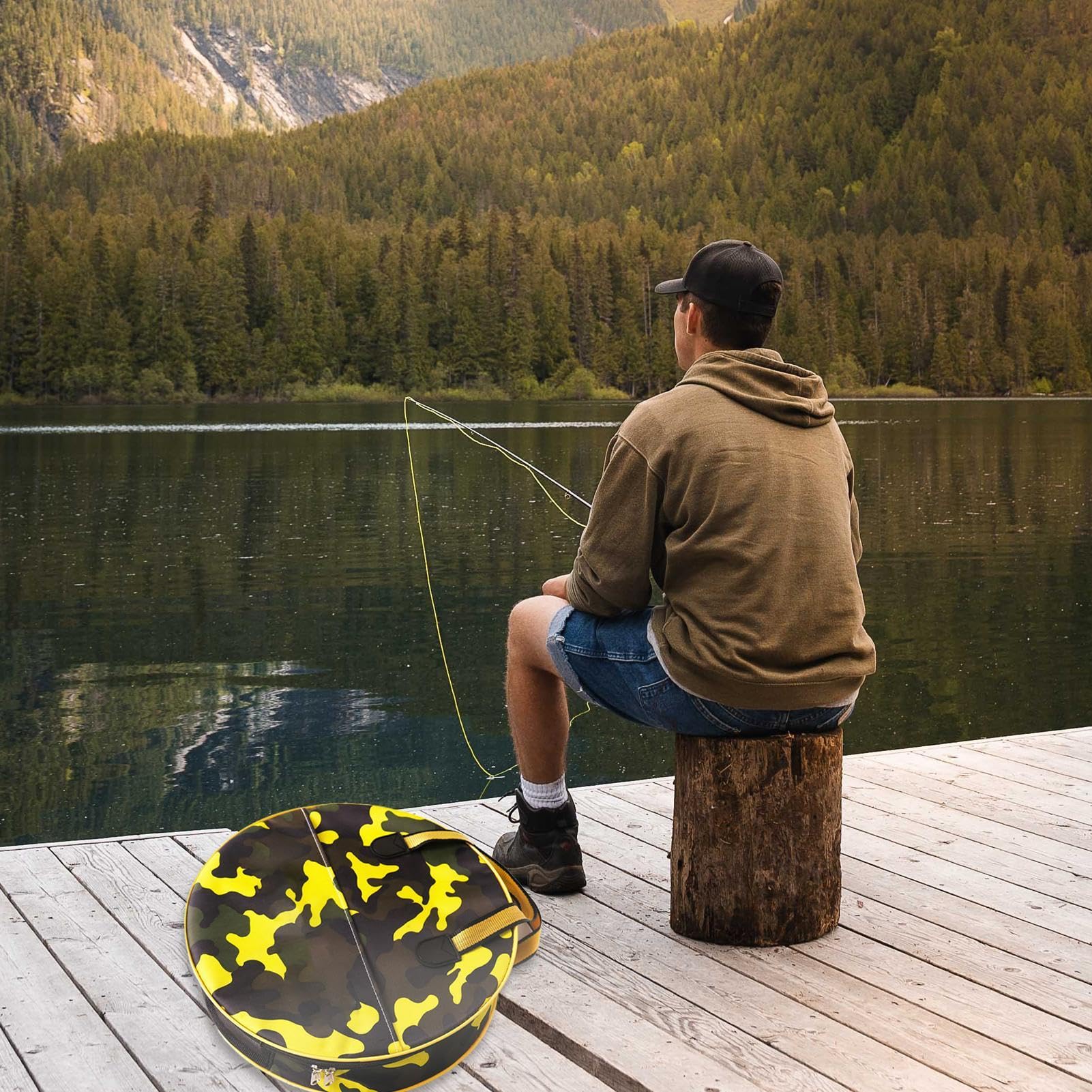Bolsa de carrete de pesca,Bolsa de aparejos de pesca | Mochila de pesca