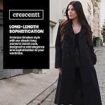 Classic Long Women's Trench Coat - Timeless Style, Windproof and Water-Repellent Outerwear for Any Occasion - Crescentt