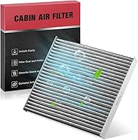 Vista 39 de BDFHYK 2 filtros de aire de cabina CF10136 con carbón activado compatibles con Chevy Uplander 2005-2009, Venture 2001-2005, compatibles con Buick