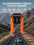 AstroAI P8 Booster Pack Jump Starter 4000A, 12V Booster de batterie portable pour une 10L Gaz ou 8L Moteurs diesel, avec 10 Protection de sécurité, câbles de saut, Power Pack, 3-in-1 LED Lumière, Orange