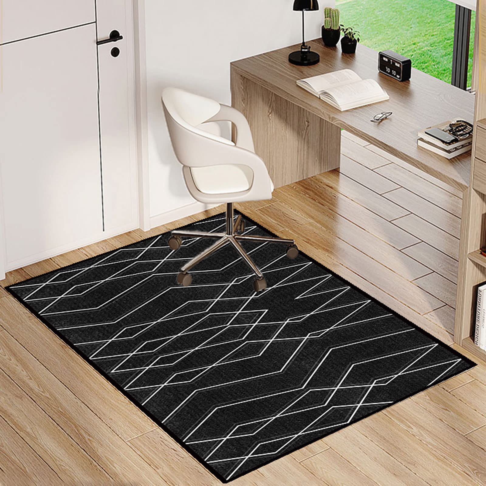 Tapis de chaise de bureau protection sol dur anti-rayures 120x90cm