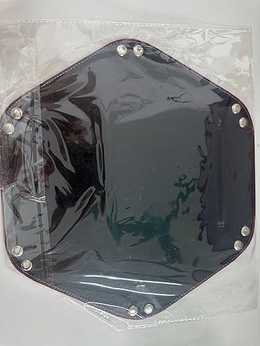 Miniatura 9 de SIQUK Bandeja de dados de doble cara, plegable de piel sintética hexagonal y soporte para dados de terciopelo para juegos de rol de mazmorras y