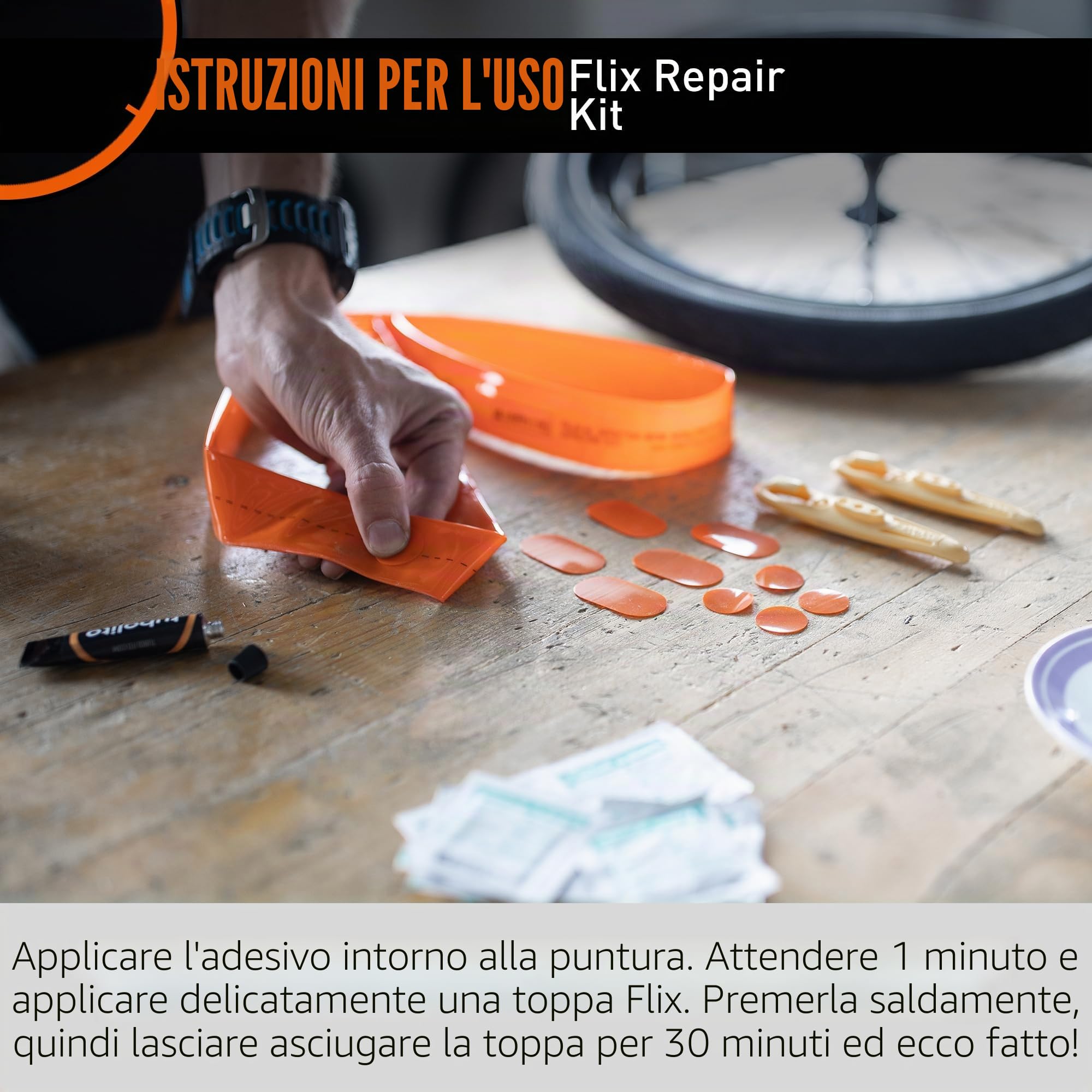 Tubolito Road 700C x 18-32 mm, leggero, resistente e compatto, compatibilità con cerchioni e freni a disco, 2 protezioni antiforatura