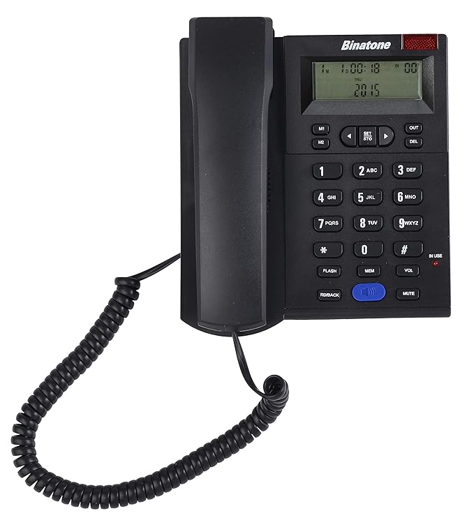Binatone Concept 700 Corded Landline Phone (Black) Amazon.in Electronics